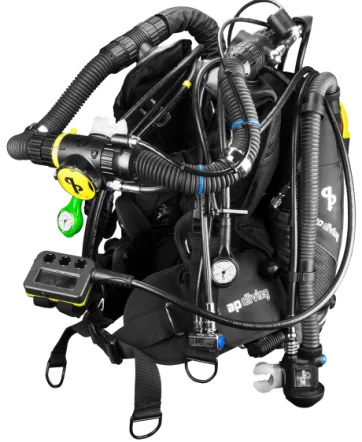 AP Diving Inspiration CCR rebreather s uzavretým okruhom