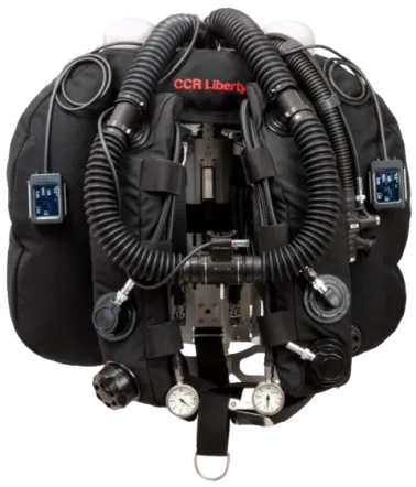 Liberty CCR rebreather s uzavretým okruhom