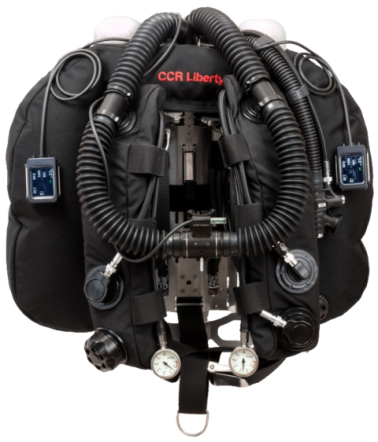 Liberty CCR rebreather s redundantným systémom